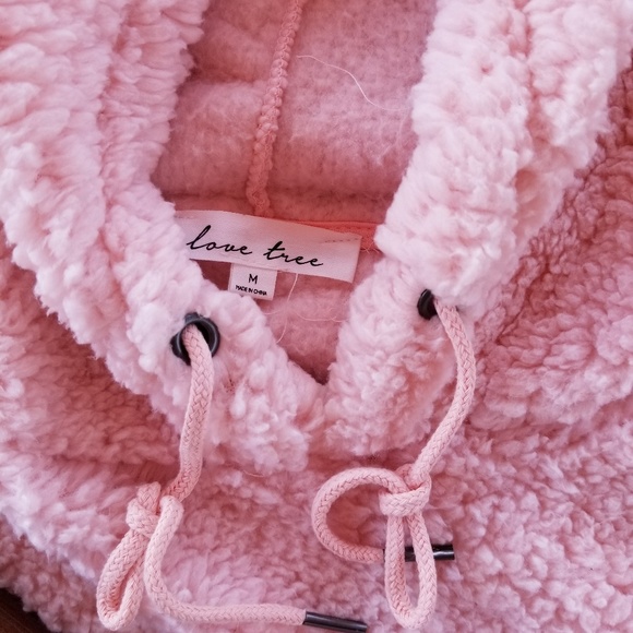 Love Tree. Super Soft Sherpa hoodie. M - Picture 2 of 2
